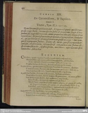 Concio XIV. De Circumcifione, & Baptismo
