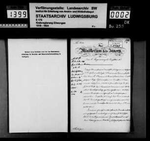 Oberamtsdiener, Hausmeister und Hausverwalter beim Oberamt Neresheim