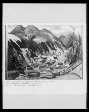 Davos von Frauenkirch gesehen