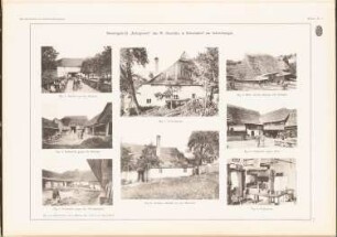 Bauerngehöft Kohlgrund des W. Huschka, Ketzelsdorf: Ansichten (aus: Das Bauernhaus in Österreich-Ungarn, hrsg.v. Ingenieur- und Architektenverein, 1906)