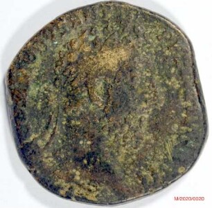 Römische Münze, Nominal Sesterz, Prägeherr Commodus, Prägeort Rom, Original