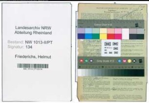 Entnazifizierung Helmut Friederichs , geb. 10.01.1913 (Postarbeiter)