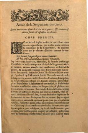 La milice des Grecs et Romains