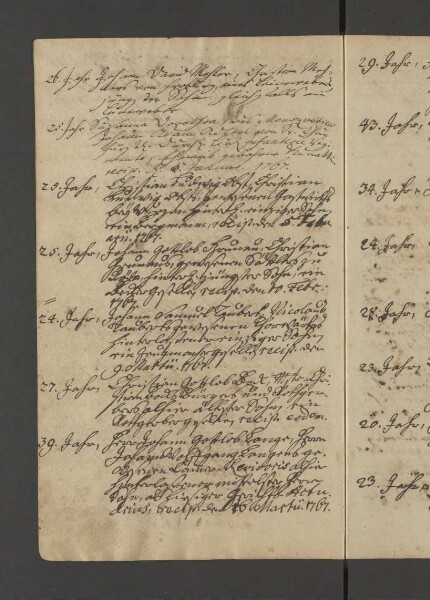 Bürgerbuch der Stadt Zeitz - 1701-1801