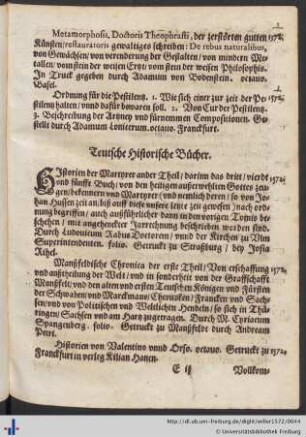 Teutsche Historische Bücher.