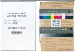 Entnazifizierung Heinrich Schledorn, geb. 22.11.1896 (Schuhmacher)