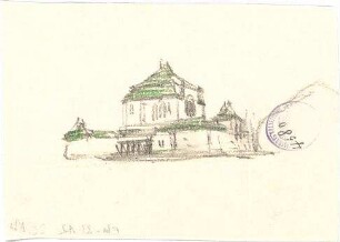Pfann, Paul; Nürnberg; Landesausstellung 1906, Kunstausstellungsgebäude - Perspektive