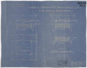 Anschluß der 3 Kohlenschurren des Hanomag-Gaskessels Nr.9…