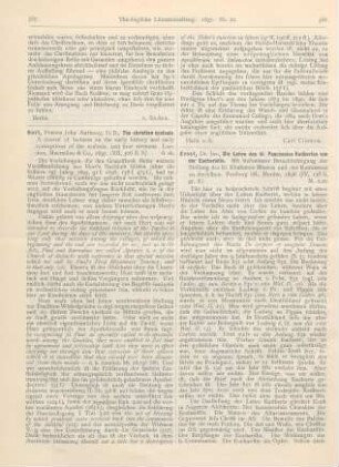 588-589 [Rezension] Ernst, Jos., Die Lehre des hl. Paschasius Radbertus von der Eucharistie. Mit besonderer Berücksichtigung der Stellung des hl. Rhabanus Maurus und des Ratramnus zu derselben