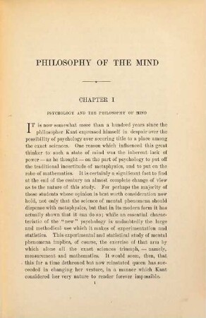 Philosophy of mind : an essay in the metaphysics of psychology