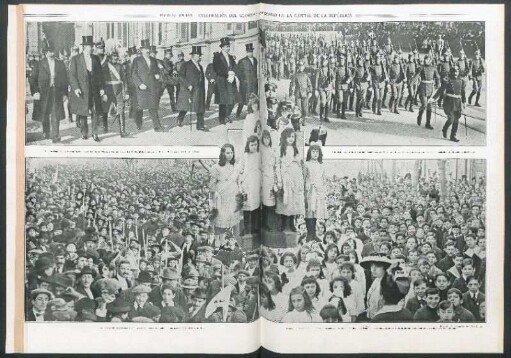 Fiestas Julias. - Celebración del glorioso aniversario en la capital de la república [Fotografías]