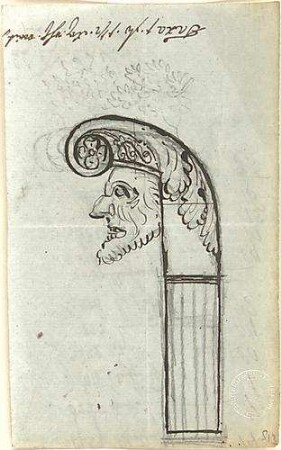 Speeth, Peter; Bauteile und Ornamente - Konsole - Groteske (Ansicht)