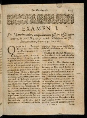1243-1260, Examen I