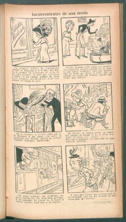 Inconvenientes de una moda - [Cómic]