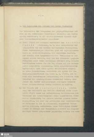 3. Die Ontogenese des Systems des Ductus thoracicus