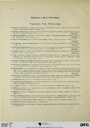 Mittwoch, 1. April. Vormittags (Nr. 280-410)