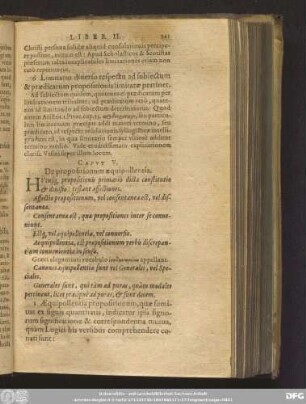 Caput V. De propositionum aequipollentia.