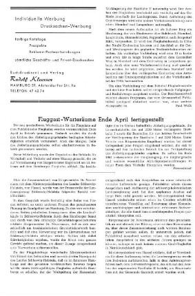 Fluggast-Warteräume Ende April fertiggestellt