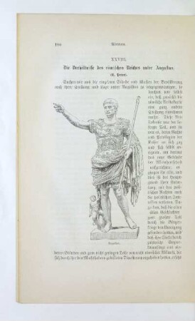 XXVIII. Die Verhältnisse des römischen Reiches unter Augustus