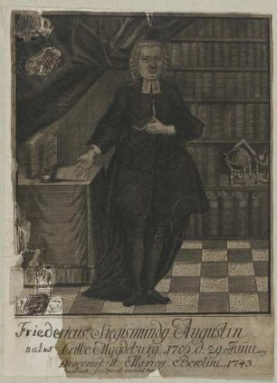 Bildnis des Johann Friedrich Sigismund Augustin