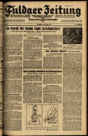 Ausgabe vom Dienstag, den 15. Juli 1941.