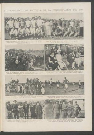 El Campeonato de Football de la Confederación del Sur - [Fotografías]