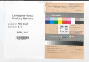 Entnazifizierung Karl Witte , geb. 17.05.1908 (Bahnbeamter)