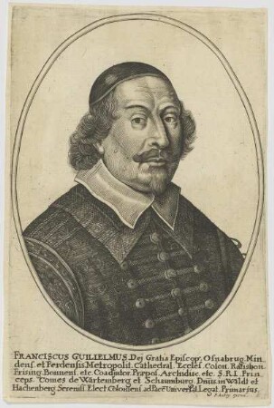 Bildnis des Franciscus Guilielmus Episcoo. Osnabrug.