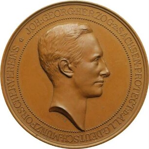 Prinz Johann Georg - 5. Vereinstag Deutscher Münzforscher in Dresden