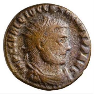 Münze, Follis (Follaro), 296 n. Chr.