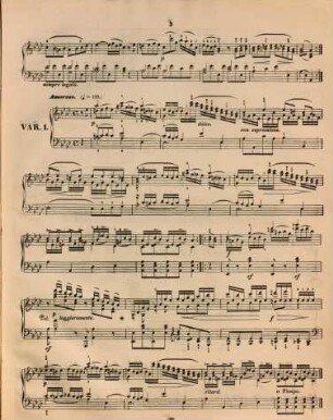 Ausgewählte Compositionen für das Pianoforte, 4. Variationen: über Wenn mir dein Auge strahlet ; op. 9