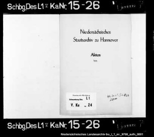 Summarisches Verzeichnis der besamten Ländereien