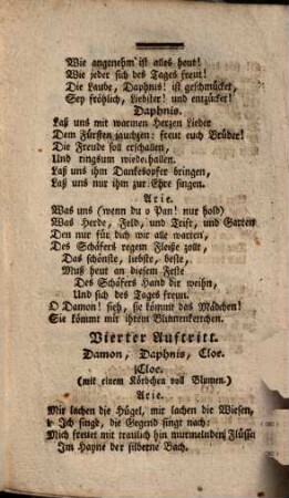 Ein kleines Schäferspiel : in zween Aufzügen ; Auf die Wahlfeyer des hochwürdigsten Herrn Herrn Maurus, würdigsten Abbtes [et]c. [et]c. in Weissenoe