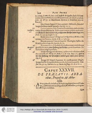 Pars Prima. Caput XXXVII.