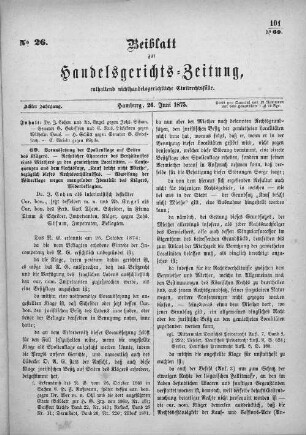 No. 26. 26. Juni 1875