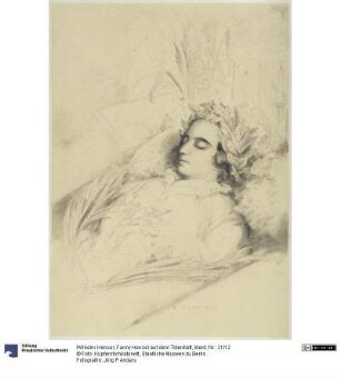 Fanny Hensel auf dem Totenbett