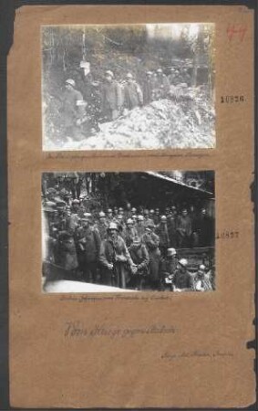 Ital. Gefangene vom Vormarsch auf Cividale