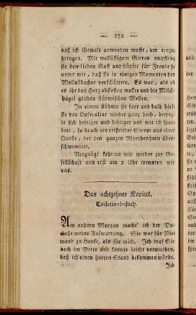 Das achtzehnte Kapitel. Toilettenbesuch.