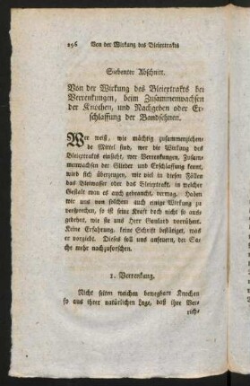296-305, Nicht selten weichen bewegbare Knochen so aus ...