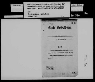 Vorbereitung und Durchführung der Kreisversammlung vom 30. Juli 1927 - 62. ordentliche Sitzung