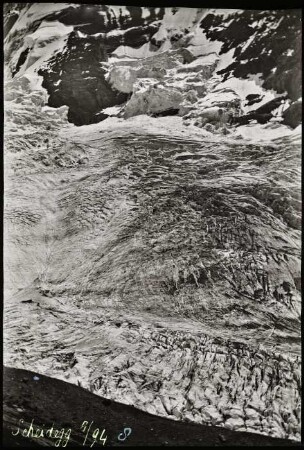 Eigergletscher, von der Kleinen Scheidegg aus gesehen