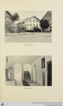 Pfarrhaus Wang / Treppenhaus.