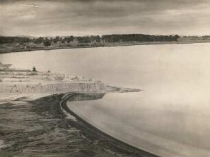 Oberlausitzer Niederung. Ersoffene Braunkohlengrube Olba bei Kleinsaubernitz (heute: Olbasee)