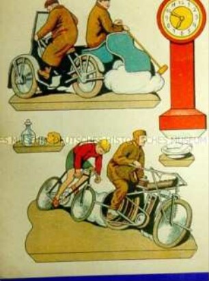 Ausschneidebogen "Kradfahrer"