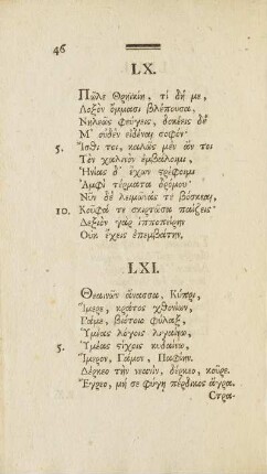Carmina. LXI. - LXII.