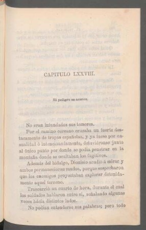 Capítulo LXXVIII. - El peligro se acerca.