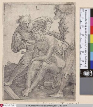 [Soldaten geben Christus Wasser; Soldiers given the Saviour to drink; Matth. 27, 33-34; Mark. 15, 23; Luk. 23, 36; Joh. 19, 28-30]