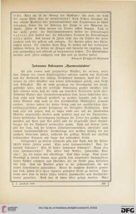 Johannes Schreyers "Harmonielehre"