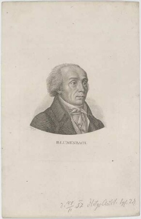 Bildnis des Johann Friedrich Blumenbach