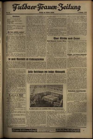 Zweite Ausgabe vom Dienstag, den 02. Februar 1937.